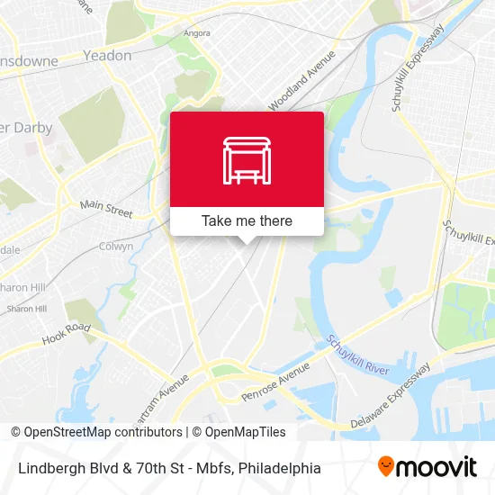 Lindbergh Blvd & 70th St - Mbfs map