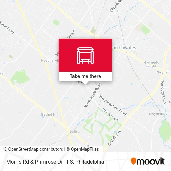 Morris Rd & Primrose Dr - FS map