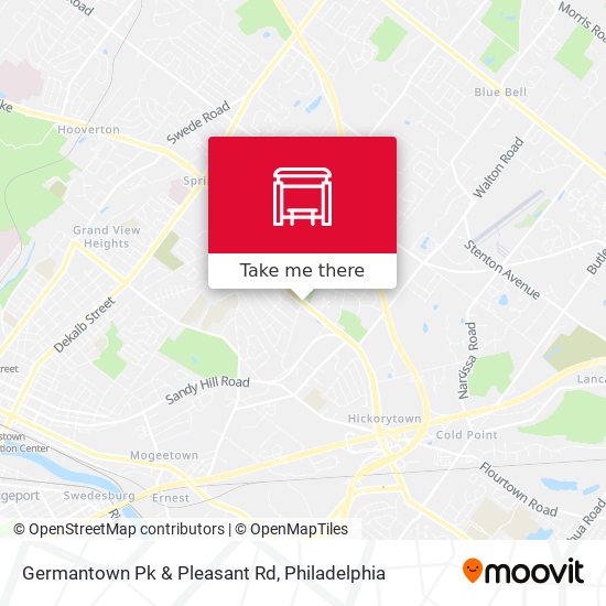 Mapa de Germantown Pk & Pleasant Rd