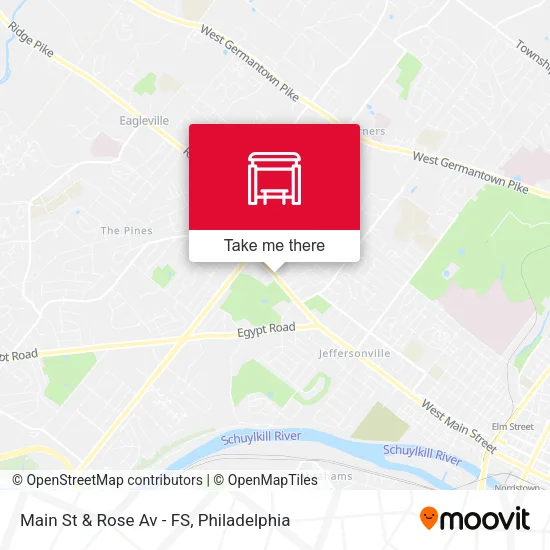 Main St & Rose Av - FS map