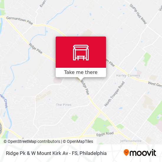 Ridge Pk & W Mount Kirk Av - FS map