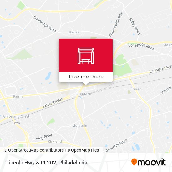 Mapa de Lincoln Hwy & Rt 202
