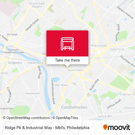 Ridge Pk & Industrial Way - Mbfs map