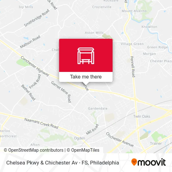 Chelsea Pkwy & Chichester Av - FS map