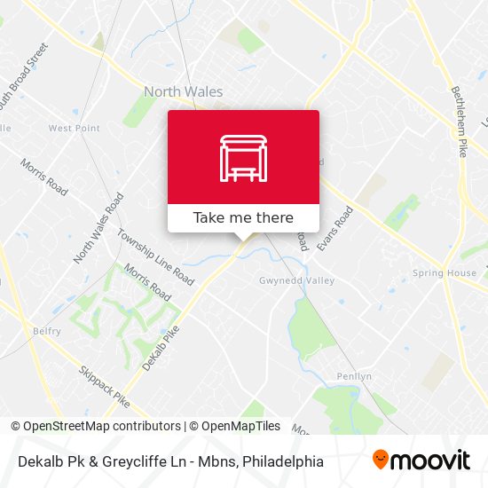 Dekalb Pk & Greycliffe Ln - Mbns map