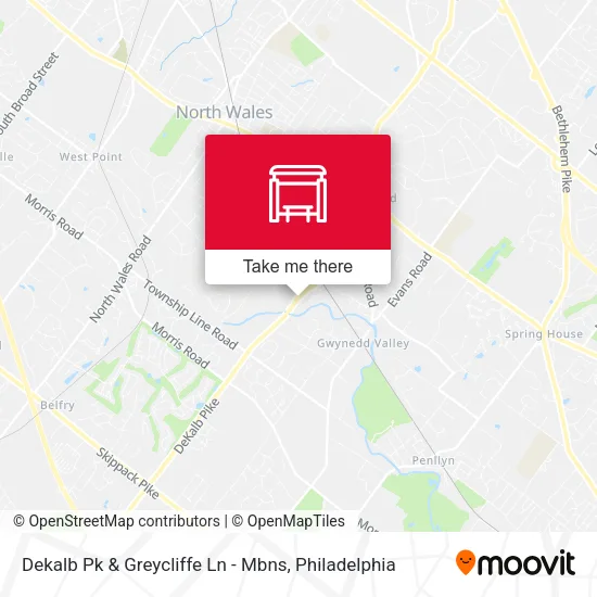 Mapa de Dekalb Pk & Greycliffe Ln - Mbns