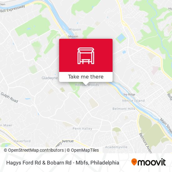 Mapa de Hagys Ford Rd & Bobarn Rd - Mbfs