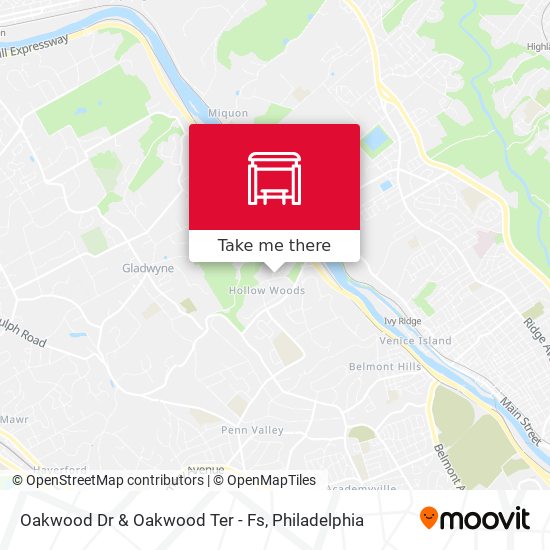 Mapa de Oakwood Dr & Oakwood Ter - Fs