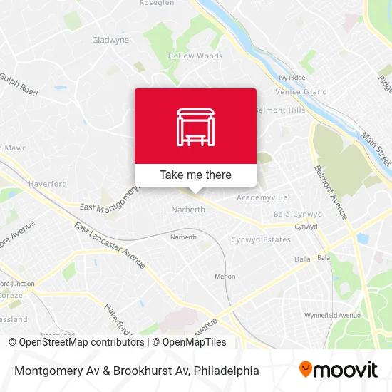 Montgomery Av & Brookhurst Av map