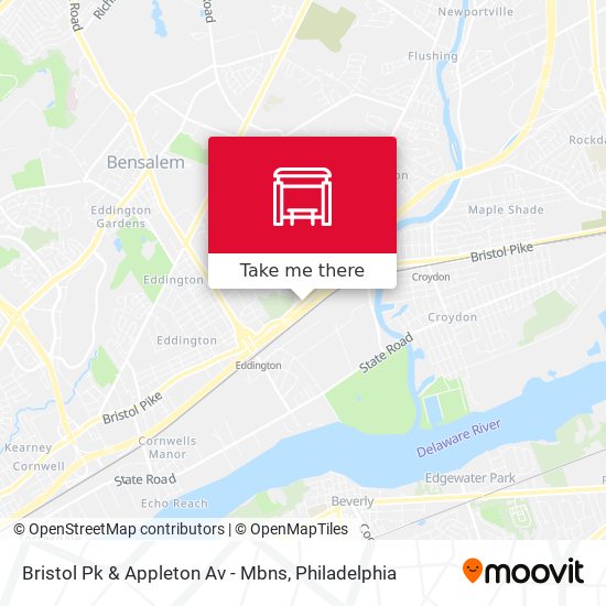 Mapa de Bristol Pk & Appleton Av - Mbns