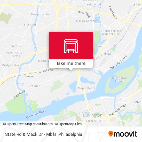 State Rd & Mack Dr - Mbfs map