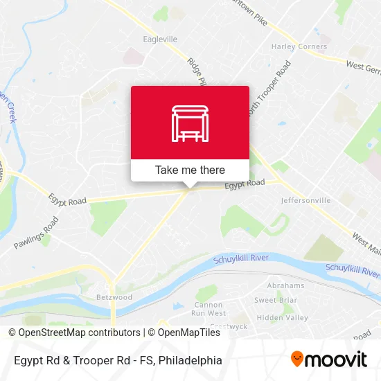 Mapa de Egypt Rd & Trooper Rd - FS