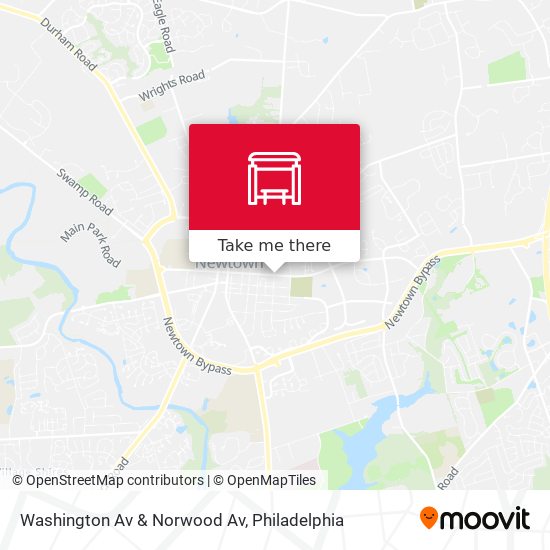 Mapa de Washington Av & Norwood Av