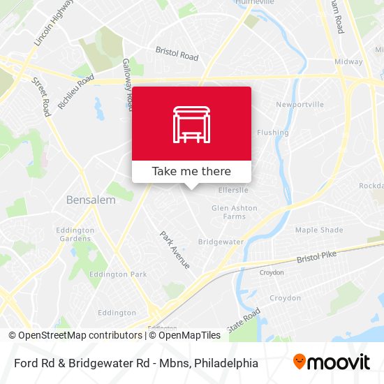 Mapa de Ford Rd & Bridgewater Rd - Mbns