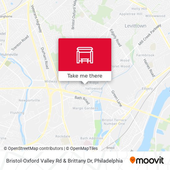 Bristol-Oxford Valley Rd & Brittany Dr map