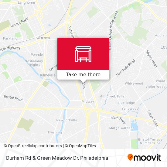 Durham Rd & Green Meadow Dr map