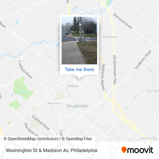 Washington St & Madison Av map