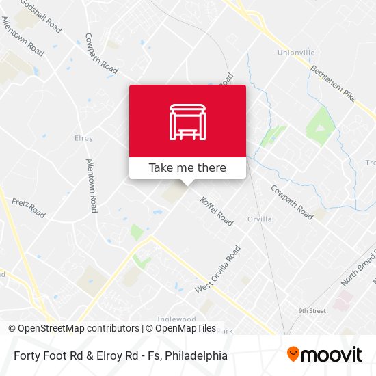 Mapa de Forty Foot Rd & Elroy Rd - Fs