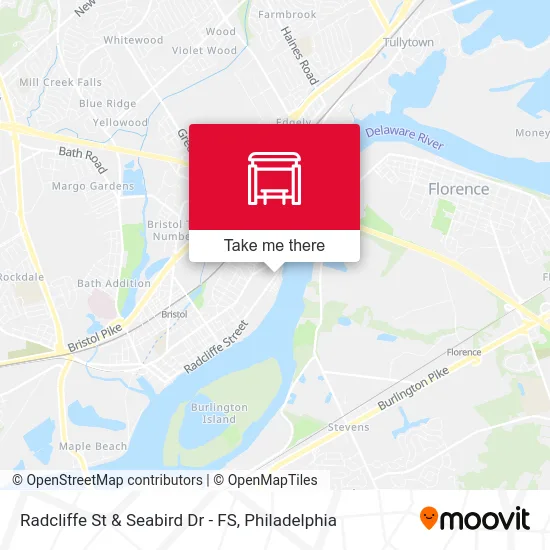 Radcliffe St & Seabird Dr - FS map