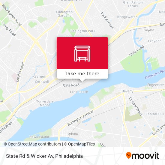 Mapa de State Rd & Wicker Av