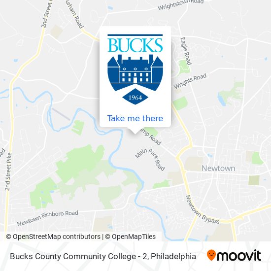 Bucks County Community College - 2 map