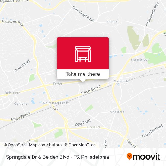 Springdale Dr & Belden Blvd - FS map