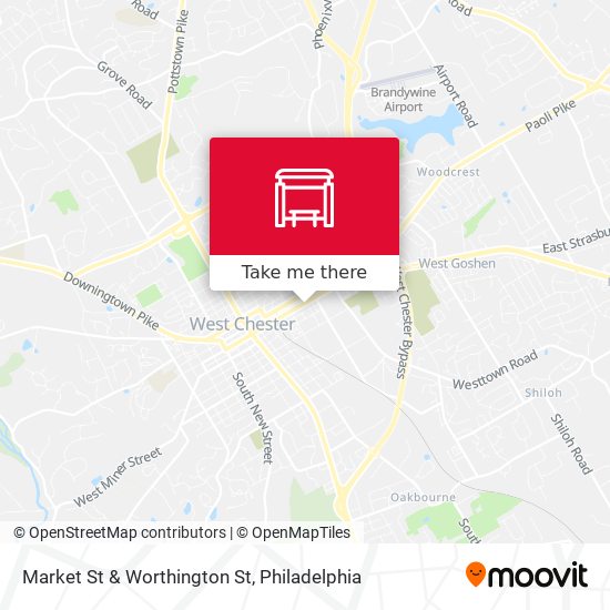 Mapa de Market St & Worthington St