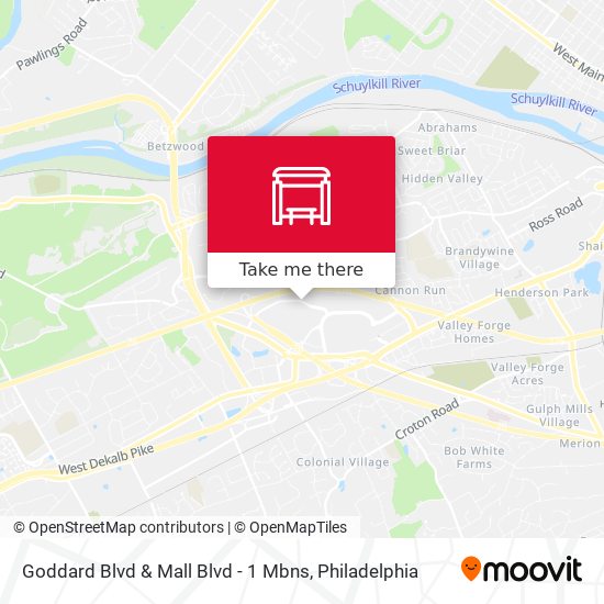 Goddard Blvd & Mall Blvd - 1 Mbns map