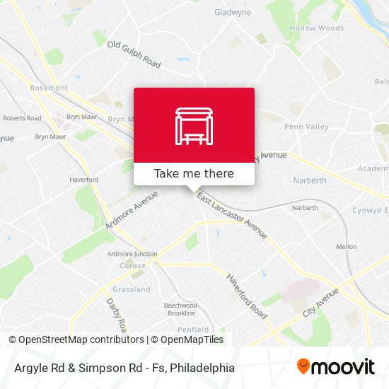 Argyle Rd & Simpson Rd - Fs map