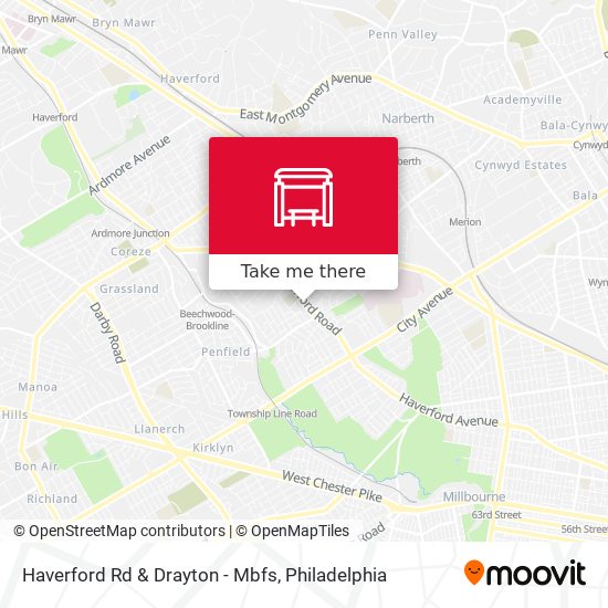 Mapa de Haverford Rd & Drayton - Mbfs