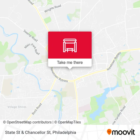 State St & Chancellor St map