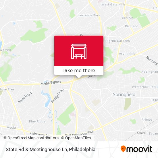 Mapa de State Rd & Meetinghouse Ln