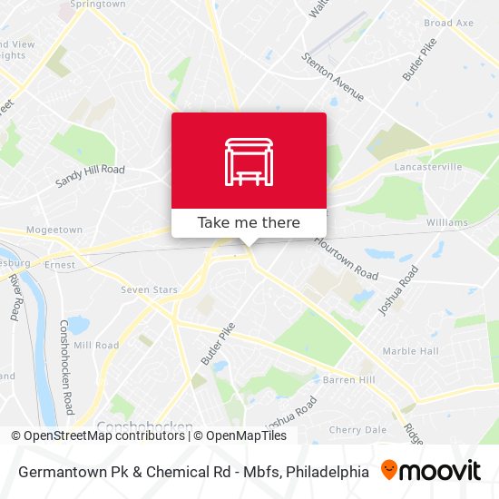 Germantown Pk & Chemical Rd - Mbfs map