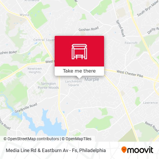Media Line Rd & Eastburn Av - Fs map