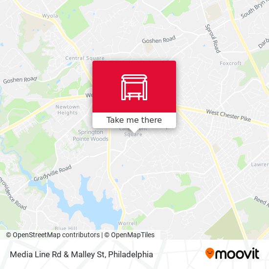 Mapa de Media Line Rd & Malley St
