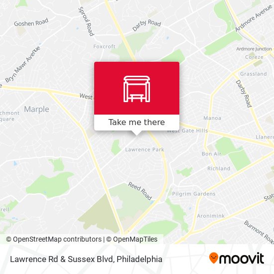 Mapa de Lawrence Rd & Sussex Blvd