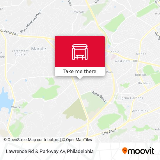 Mapa de Lawrence Rd & Parkway Av