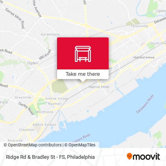 Mapa de Ridge Rd & Bradley St - FS