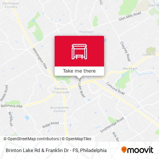 Mapa de Brinton Lake Rd & Franklin Dr - FS