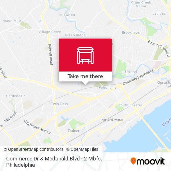 Mapa de Commerce Dr & Mcdonald Blvd - 2 Mbfs