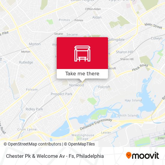 Mapa de Chester Pk & Welcome Av - Fs