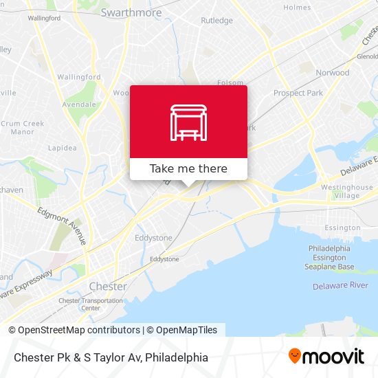 Chester Pk & S Taylor Av map