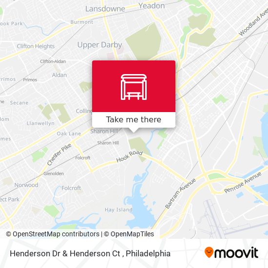 Henderson Dr & Henderson Ct map