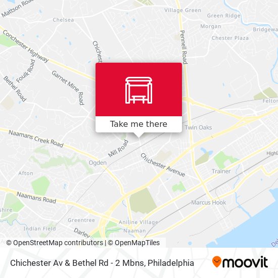 Mapa de Chichester Av & Bethel Rd - 2 Mbns
