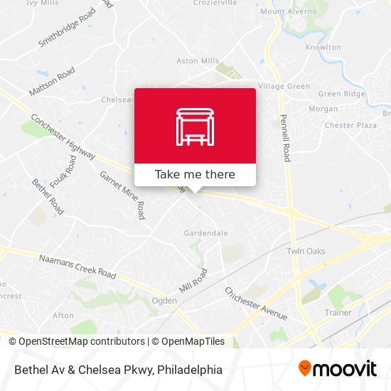 Mapa de Bethel Av & Chelsea Pkwy