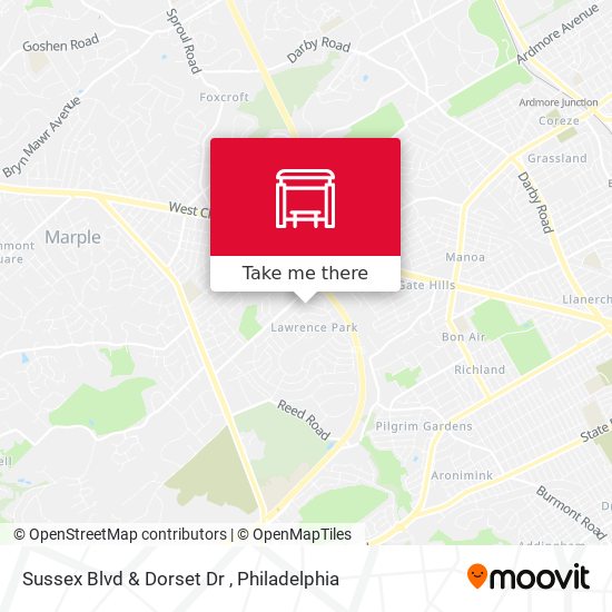 Mapa de Sussex Blvd & Dorset Dr