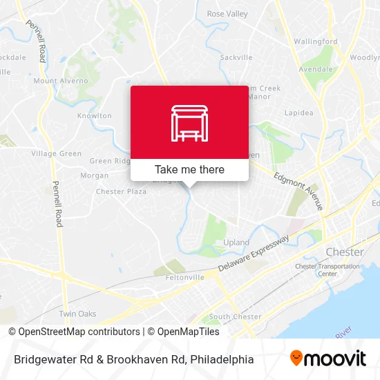 Bridgewater Rd & Brookhaven Rd map