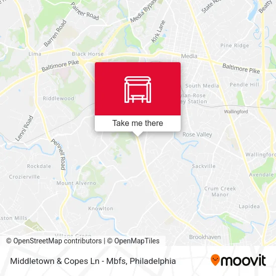 Middletown & Copes Ln - Mbfs map
