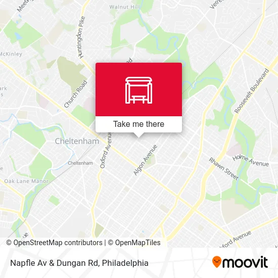 Napfle Av & Dungan Rd map