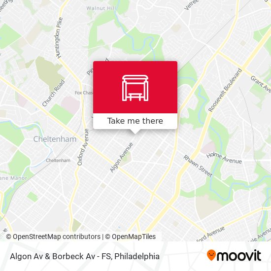Algon Av & Borbeck Av - FS map